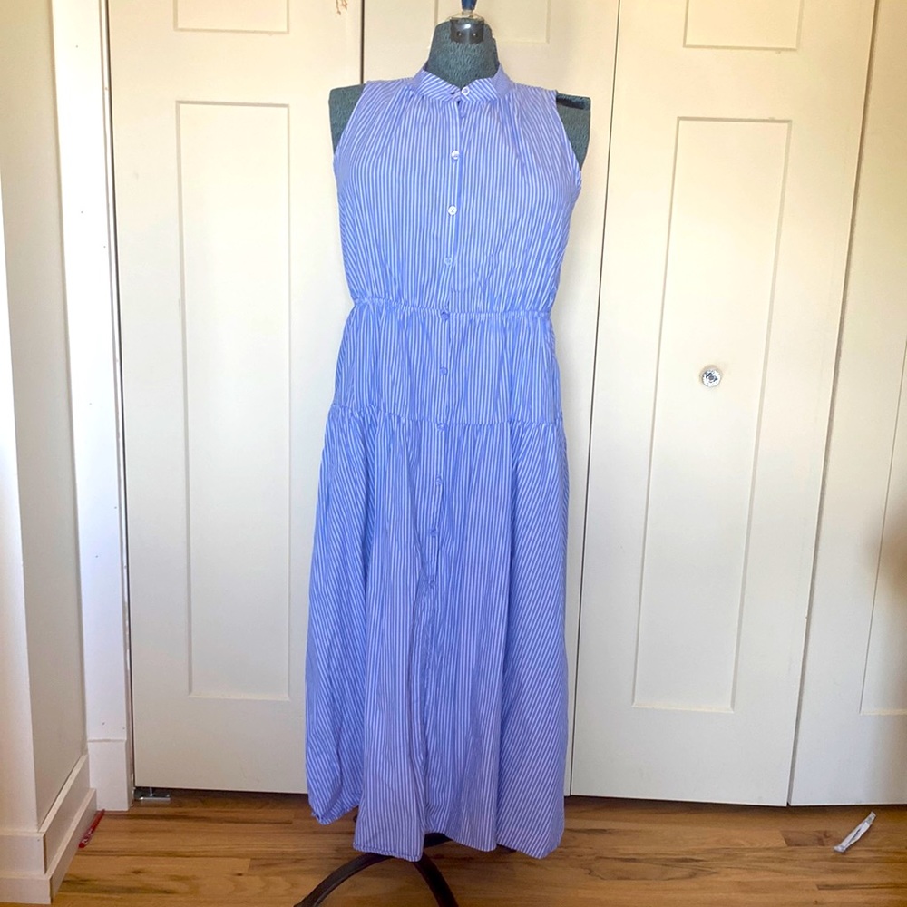 Who What Wear maxi dress button down light weight. XXL